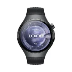华为 HUAWEI WATCH 5 46mm基础款深锖色不锈钢表壳苍穹黑首创X-TAP智感窗eSIM通信手表华为智能手表watch5