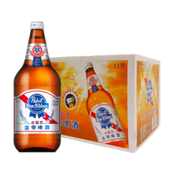 Blue Ribbon 精酿鲜啤酒  小蓝王 640mL 6瓶 整箱装 640ml
