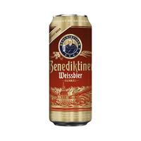 Benediktiner/百帝王 德国 小麦黑啤酒 包装,罐装 1x12x500ml 500ml