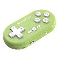 SHANWAN 迷你小手柄小巧轻薄随身携带蓝牙无线安卓手机电脑全轻触按键模拟器手游纪念版街机原生抖音背单词 夏日青柠（手机电脑版）