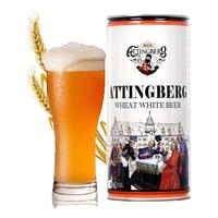 爱丁博格（AIDINGBOGE）德国风味原浆啤酒1L*6瓶装精酿啤酒白啤鲜熟啤扎啤小麦啤 精酿1L*1桶试喝