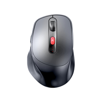 新科AI智能办公无线蓝牙鼠标 人体工学三模可充电中手适用性鼠标（论文写作 教学课程）黑色M1 M1黑-AI智能写作/工作总结