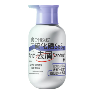  三个魔发匠 去屑洗发水  400ml*2