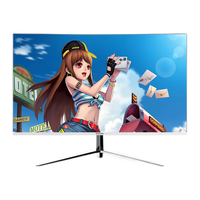 亚胜诺(YSNO)显示器电脑27英寸 高清电影屏幕 办公显示屏便携 电竞游戏屏 节能液晶屏2K 27英寸2k100hz曲面白色