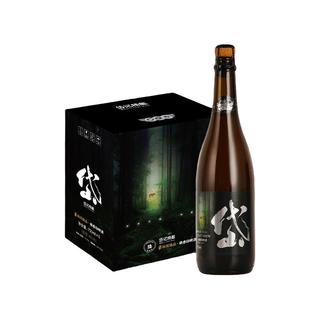 岱记精酿秘境臻品小麦原浆橘香白啤酒750ml整箱装大瓶0勾兑精酿啤酒青岛产 秘境臻品*6支+酒杯*1只