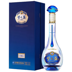 洋河 中秋好礼 绵柔型白酒 洋河蓝色经典 梦之蓝M3水晶版 52%vol 550ml
