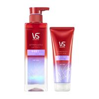 VS 沙宣 无硅油蓬松洗发水蛋白强韧挺立洗500ml+护210ml赠洗50ml*2