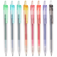 白雪 直液式按动中性笔刷题笔速干用考试笔顺滑