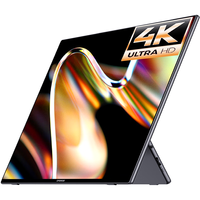 CFORCE便携显示器 16英寸4K OLED自发光金属触控全贴合可壁挂电脑笔记本副屏PS5便携屏switch手机扩展屏 触控款 4K OLED P3色域 金属【116T】