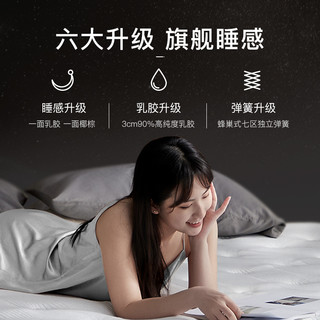 网易严选 AB面软硬双面 黄麻弹簧床垫 150*200cm