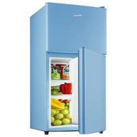 奥克斯（AUX）家用双门迷你小型冰箱 冷藏冷冻保鲜小冰箱 宿舍租房节能电冰箱 【一级能效】BCD-40K53 升级款 蓝色