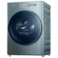 美的 MG100IAIR3 超薄全嵌彩屏 10kg 滚筒洗衣机