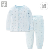 gb 好孩子 儿童内衣套装宝宝秋衣秋裤男童女童纯棉秋衣套装家居内衣