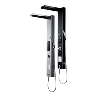 Reg 雷哲 集成热水器一体机即热式电热水器家用别墅酒店集成沐浴屏智能恒温变频节能热水器 Q1（黑色）