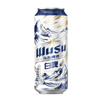 WUSU 乌苏啤酒 白啤酒 500ml