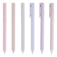 白雪（snowhite）彩色中性笔高颜值转动出芯签字笔水笔0.5mm好看多色笔 莫兰迪色 6支/盒 G-601M 莫兰迪色（6支彩芯）