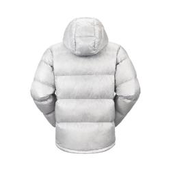 黑冰 冬男款鹅绒800蓬防风抗菌抗静电轻量保暖活帽羽绒服 F8620KH