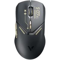 RAPOO 雷柏 VT9PRO 2.4G双模无线鼠标 26000DPI 黑金 机甲编码主题S07-警戒线