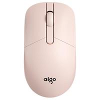  aigo/爱国者 即插即用 无线鼠标  奶茶色