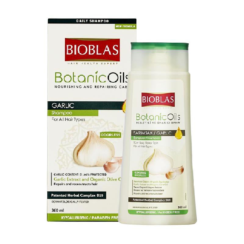 BIOBLAS 碧欧苼 德国毛囊洗发水露除螨头皮深层护理清洁炎去屑止痒控油蓬松大蒜