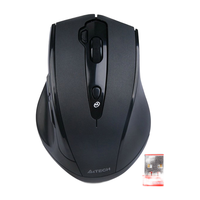 A4TECH 双飞燕 G10-810FS 静音版 2.4G无线鼠标 2000DPI 绅士哑黑