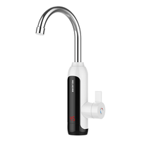 美菱 MELING（MeiLing）电热水龙头速热即热式水龙头电热水器冷热两用电加热水龙头厨房卫生间小厨宝 雪山白指示灯款+插头+进水软管