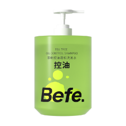Befe 茶树控油蓬松洗发水滋养头皮温和柔顺头发女强韧防断发洗头膏