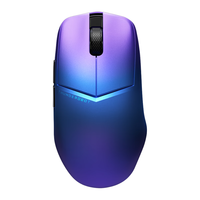 雷神 MLX凌超轻量化游戏鼠标 电竞办公有线+2.4G超频竞技双8k鼠标原相PAW3950 抗油涂层网页驱动 淬火蓝