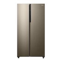 Midea 美的 慧鲜系列 BCD-608WKPZM(E) 风冷对开门冰箱 608L 棕色