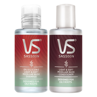 VS 沙宣 蓬蓬瓶蓬松控油洗发水小样旅行装50ml*2