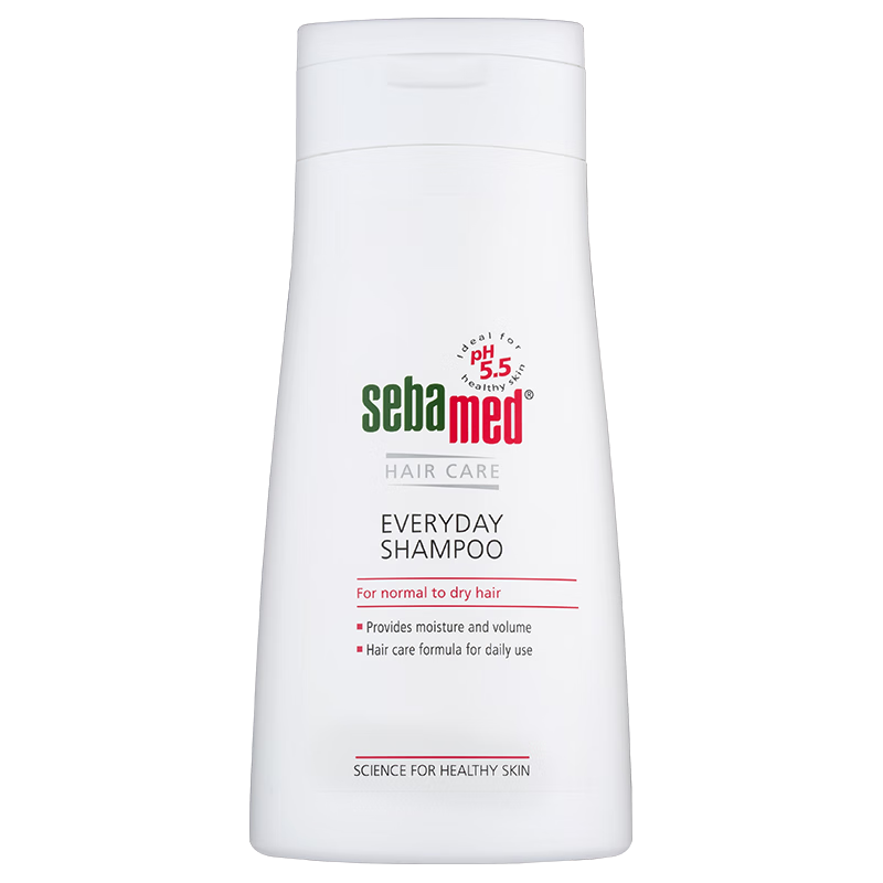sebamed 施巴 PH5.5弱酸性温和每天洗发水 200毫升 清洁污垢滋养头