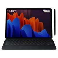 SAMSUNG 三星 Galaxy Tab S7+ 12.4英寸 Android 平板电脑+键盘(2880*1920dpi、高通骁龙 865+、8GB、256GB、WiFi版、曜岩黑）