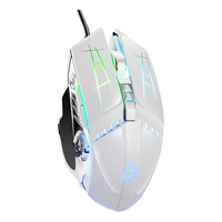 iFound 牧马人4000DPI可调节有线游戏鼠标电脑家用商务网吧台式（吃鸡CF全键宏电竞游戏鼠） （丛林猛虎）4000DPI