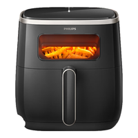  PHILIPS/飞利浦 大容量 空气炸锅+即食家鲜猪肉烤肠  黑色 5.6L
