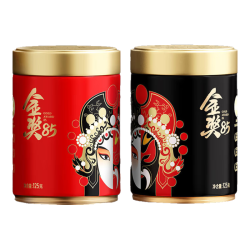 川红 新款金奖七星脸谱红茶特级橘糖香125g*2自饮四川特产端午过节送礼