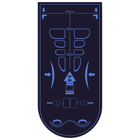 杜威克健腹轮垫腹肌轮垫子瑜伽男女训练卷腹运动加厚跪垫 健腹轮垫 黑雾蓝