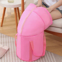 艾风格 AIFENGGE 可折叠泡脚桶 过膝恒温保温便携家用足浴盆 74cm 粉色