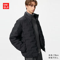 优衣库男装女装PUFFTECH空气棉服茄克/外套夹克25秋冬新款485476 09 黑色