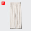 UNIQLO 优衣库 女装全棉舒适九分裤/休闲百搭宽松478846 473800 470168 473800/30浅米色 XS