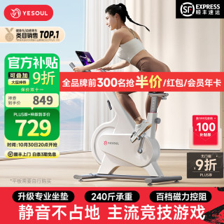 野小兽 动感单车 M1P标准版/100档磁控阻力/速燃环
