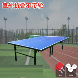 龙觇 折叠可移动乒乓球桌 室外无轮款