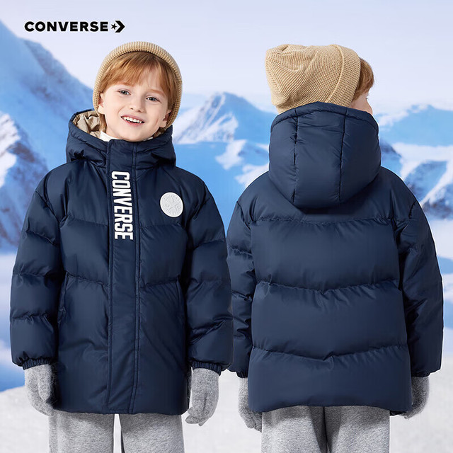 匡威 210g充绒王 儿童短款连帽羽绒服  6色可选