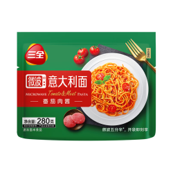 三全 番茄肉酱微波意面280g