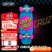 carver Santa Cruz 陆地冲浪板 粉轮夏威夷 29.95英寸 cx4pu桥