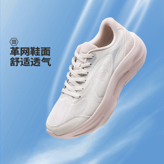 361° 星跃 加绒保暖防水皮面 女款跑鞋