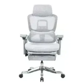 永藝 Flow550撐腰椅 帶擱腳 灰色