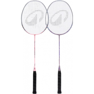 迪卡侬（DECATHLON）羽毛球拍套装羽毛拍碳素复合球拍耐打入门初学者 BR190入门套拍 松林绿/浅杏黄 均码