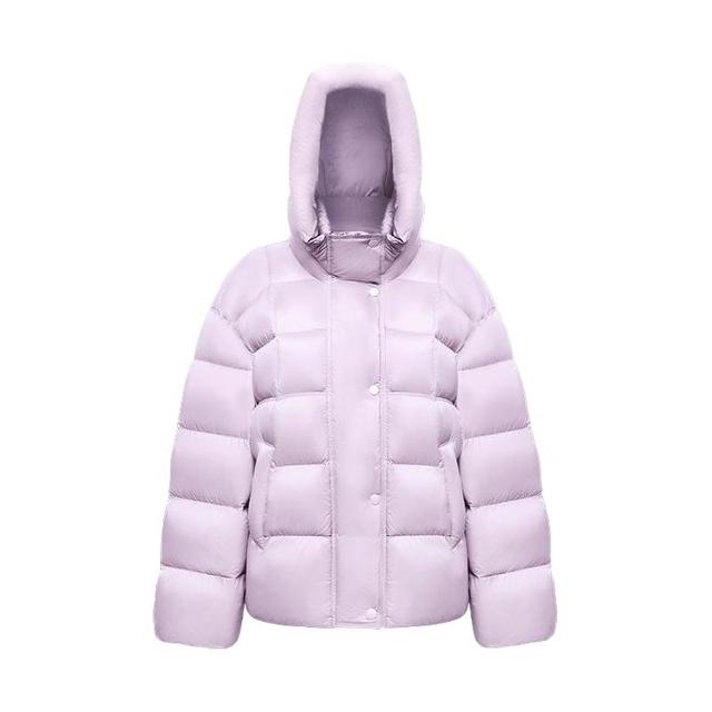 美力城 暖天鹅轻量鹅绒羽绒服短款保暖休闲显瘦不臃肿外套女冬