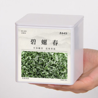 吴家世茶 碧螺春 2025年新茶特级绿茶 50g*1罐
