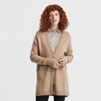AIGLE 【羊毛针织衫】艾高秋冬阔型美拉德风羊毛羊驼户外针织开衫